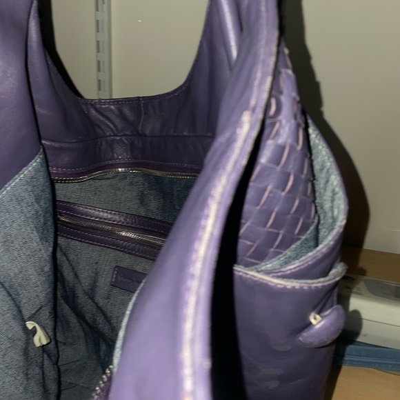 Christopher.Kan Colab aubergine leather bag - Picture 3 of 5